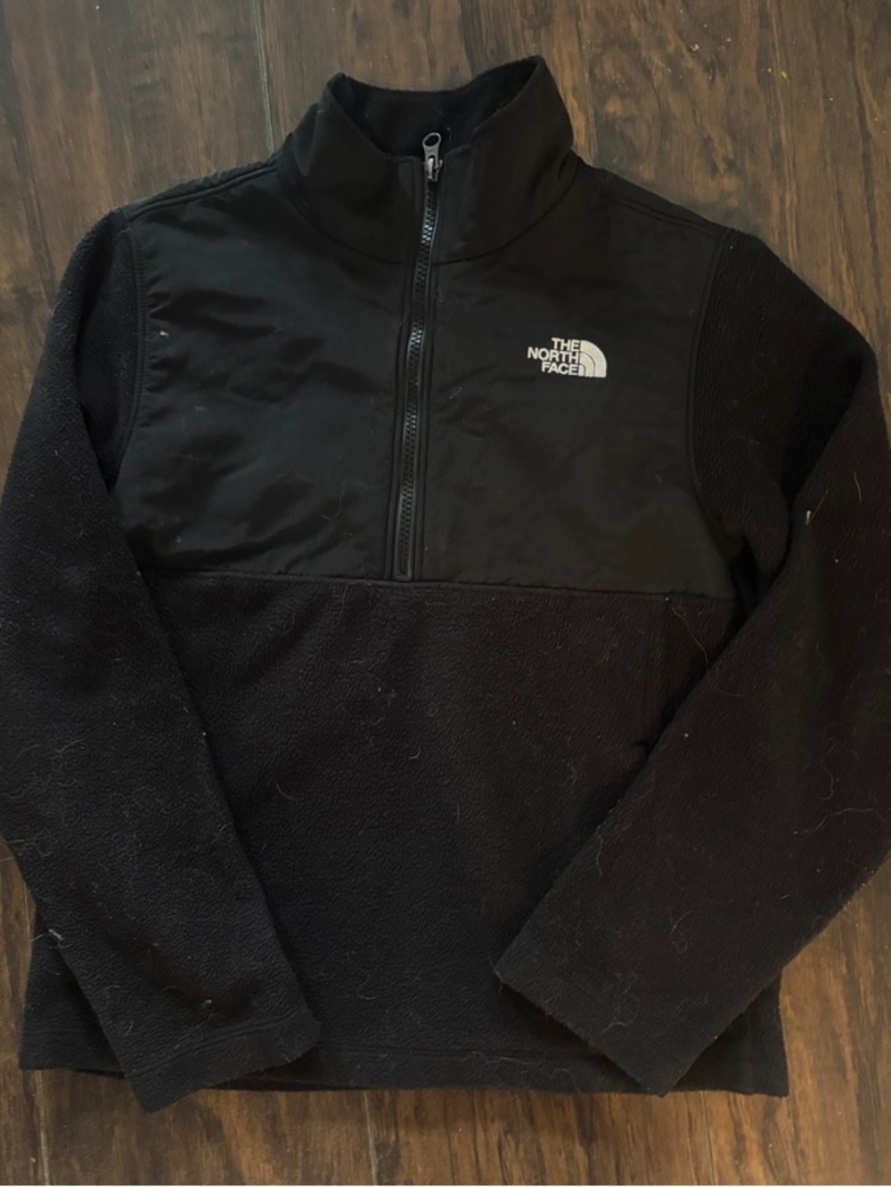 The North Face Black Quarter-Zip Fleece Pullover - Picture 1 of 1